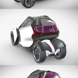 Toyota i-tril 3D Model Free Download