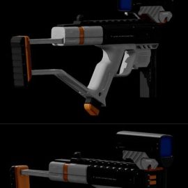 VECTOR-V1 AUTOMATIC ENERGY RIFLE 3d MODEL Free Download