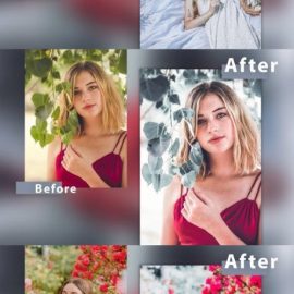 12 Spring Rose Lightroom Presets Green Free Download