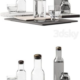 136 dishes decor set 09 MENU Bottle Carafe by Norm P01 Free Download