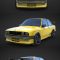 BMW E30 Coupe Street 3d model Free Download