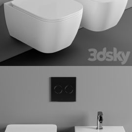 BagnoDesign Attache Rimless Wall Hung Toilet Free Download