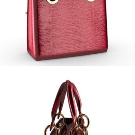 Dior handbag 3d model Free Download