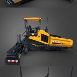 Excavating Machinery 3d model Free Download