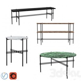 Gubi TS Table SET Free Download