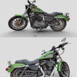 Harley Davidson Sportster 883R Custom 3D Free Download