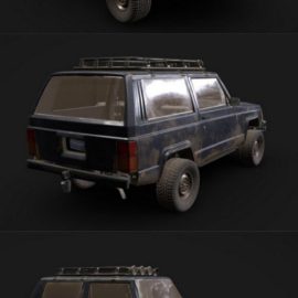 Jeep Grand Cherokee 1990 3D Model Free Download