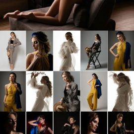 Lyuda Milaya – White background and 4 effective lighting scheme