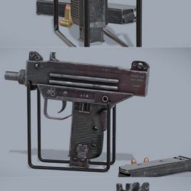 Micro Uzi 3D Model Free Download