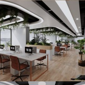 Office Interior by Huy Dam Free Download