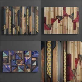 Panel wood art 02 Free Download