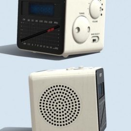 SONY Dream Machine Alarm Clock 3D Model Free Download