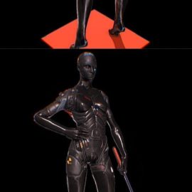 Sci-Fi Android 3d model Free Download