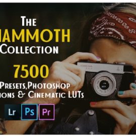 The Mammoth Collection 7500 Presets Photoshop Actions and Cinematic LUTs Free Download