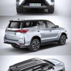 Toyota Fortuner 2021 3D model Free Download