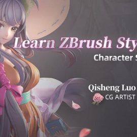 Wingfox – Learn ZBrush Stylized Character Sculpting with Qi Sheng Luo Free Download