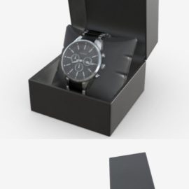 Wristwatch with Steel Bracelet in box Free Download