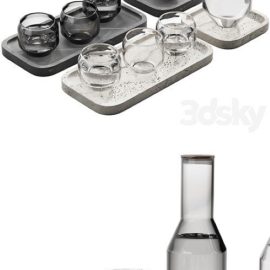 dishes decor set 05 Free Download