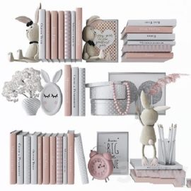 Decorative set in the nursery 2 | Vray Free Download