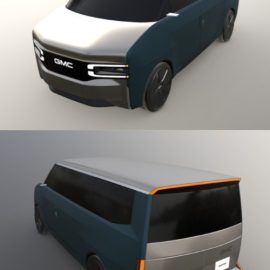 GMC Safari EV Concept 3D Model Free Download