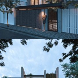 House Exterior Model By Binh Le Free Download