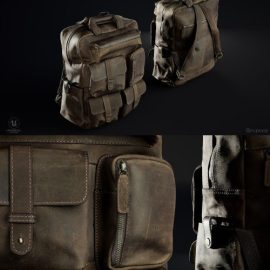 Leather Bag 3D scan Free Download