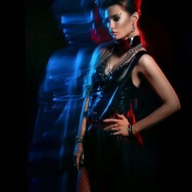 Lyuda Milaya – Black background – from classic to creative