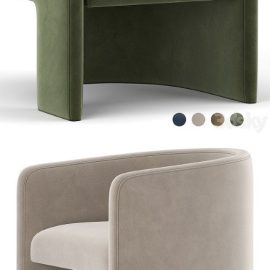 Martinique Armchair | Vray+Corona Free Download