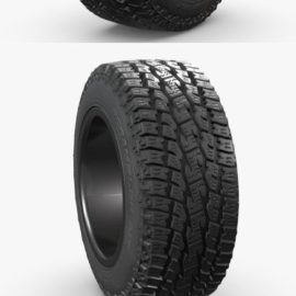 OFF ROAD WHEEL AND TIRE 3D Model Free Download