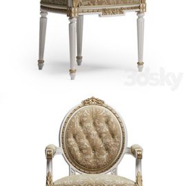 Pro 3DSky Angelo Cappellini Degas Armchair art. 724 / PI Free Download