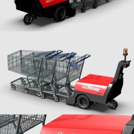 Shopping Cart Carrier Manager Collection 2022 3d 3D Model Free Download