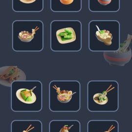 UI8 3D Asian Food Free Download