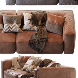 Мello Taos Brown Right Arm Corner Sectional | Corona Free Download