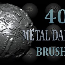 Artstation – Metal Damage Brush + Alphas Free Download