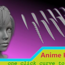 Blender Plugin – Anime Hair Maker Free Download