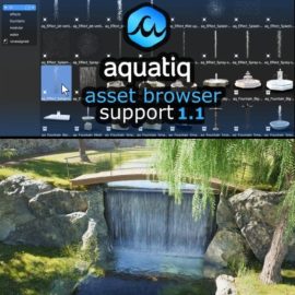 [Blender] Aquatiq 1.1.2 – Water Library Addon Free Download