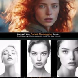 Unleash Your Portrait Photography Mastery – Midjourney AI Masterclass with ChatGPT and Bard Formula