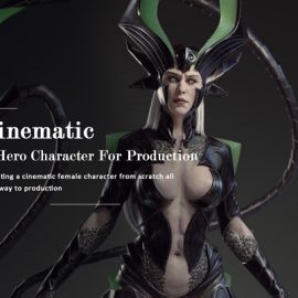 Wingfox Akantha 3D Cinematic Female Hero Character for Production Free Download