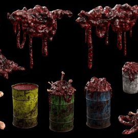 Artstation – Gore & Horror Props Megapack Free Download