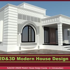 Udemy – AutoCAD 2D & 3D Modern House Design Course – 2 Free Download