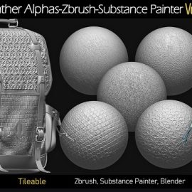 Artstation Debox Studio 80 4K Fabric Leather Tileble Alphas Free Download