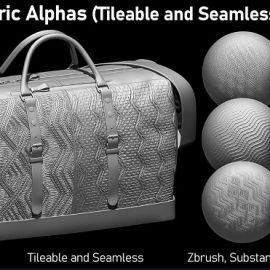 Artstation – Debox Studio – 65 4K Fabric Alphas(Tileable) Free Download