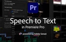 Adobe Speech to Text v12.0 for Premiere Pro 2024 WIN Free Download