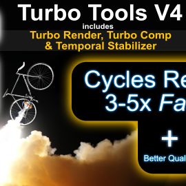 Blender Market – Turbo Tools – Turbo Render, Temporal Stabilizer, & Turbo Comp v4.0.7 Free Download