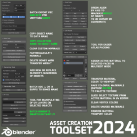 Asset Creation Toolset 2024.2 for Blender 4.1 Free Download