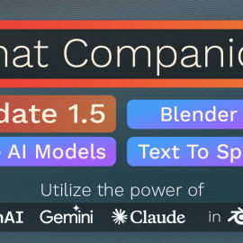 Chat Companion v1.5.2 for Blender Free Download