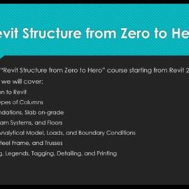 Udemy – Revit Structure 2025 from Zero to Hero Free Download