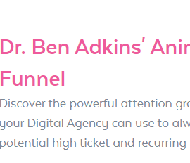 Ben Adkins – Animated Agency Funnel Advanced Free Download