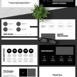 Black and White Digital Proposal Free Download