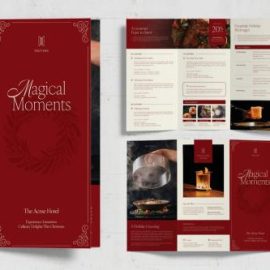 Christmas Trifold Brochure Template Free Download